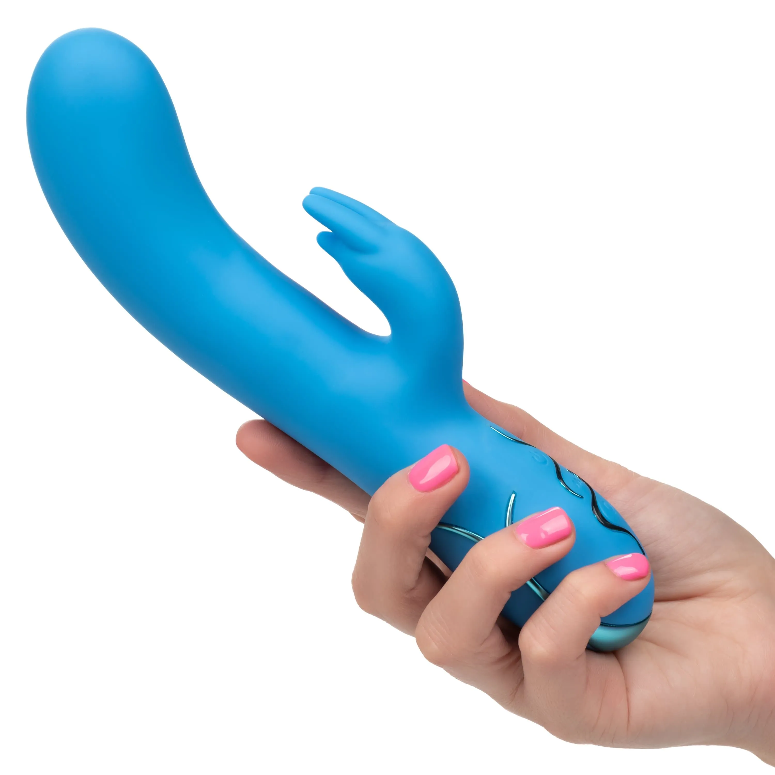 California Exotics - Insatiable G Inflatable G Bunny Vibrator (Blue)