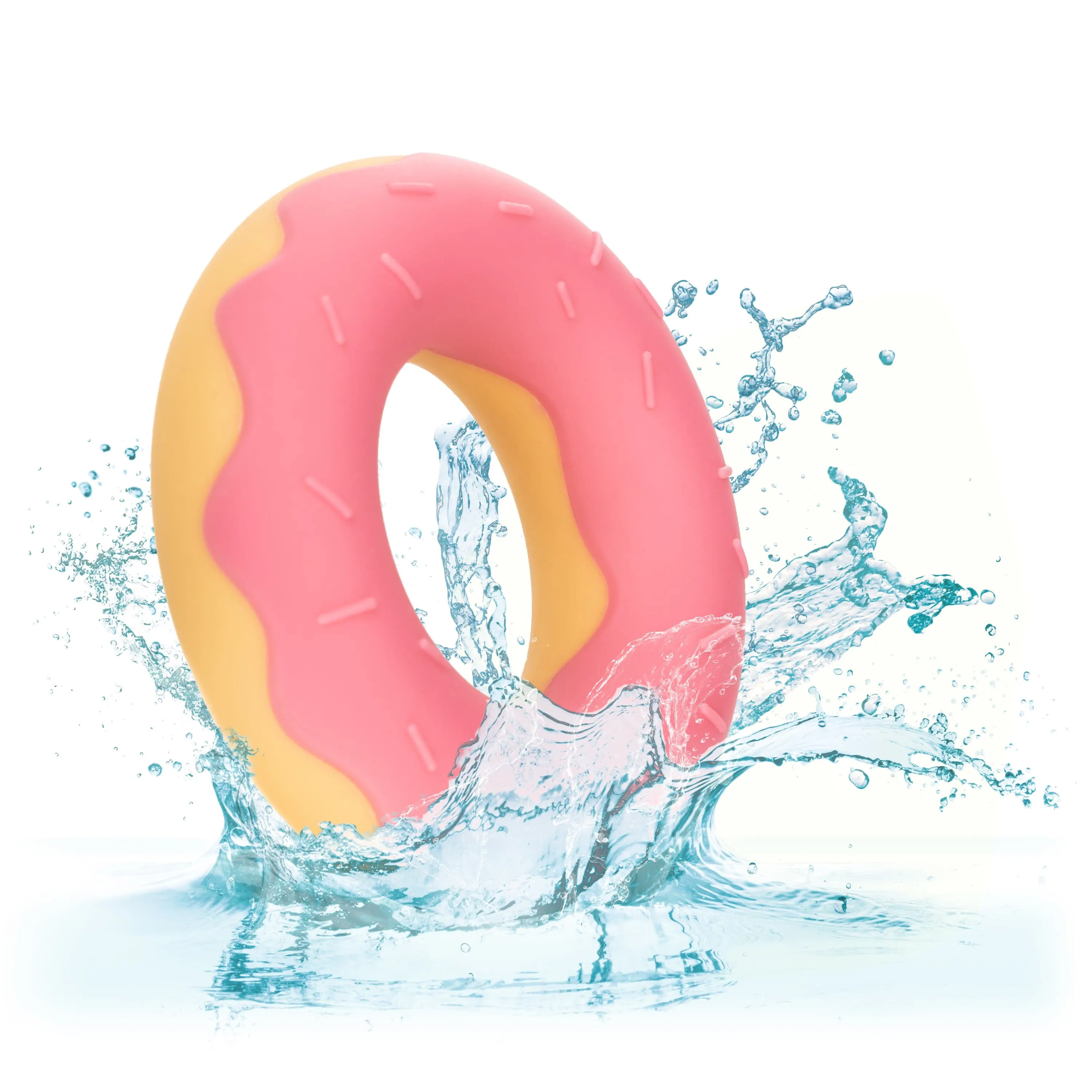 California Exotics - Naughty Bits Dickin Donuts Silicone Donut Cock Ring (Pink)