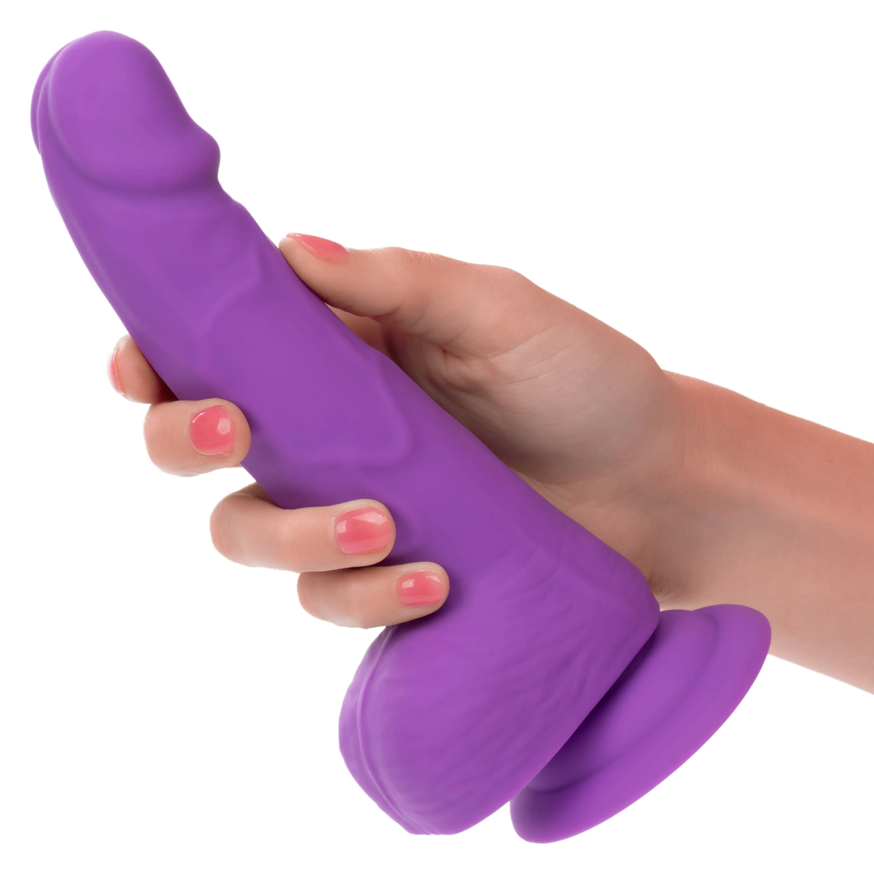 California Exotics - Neon Silicone Studs Realistic Dildo 6"
