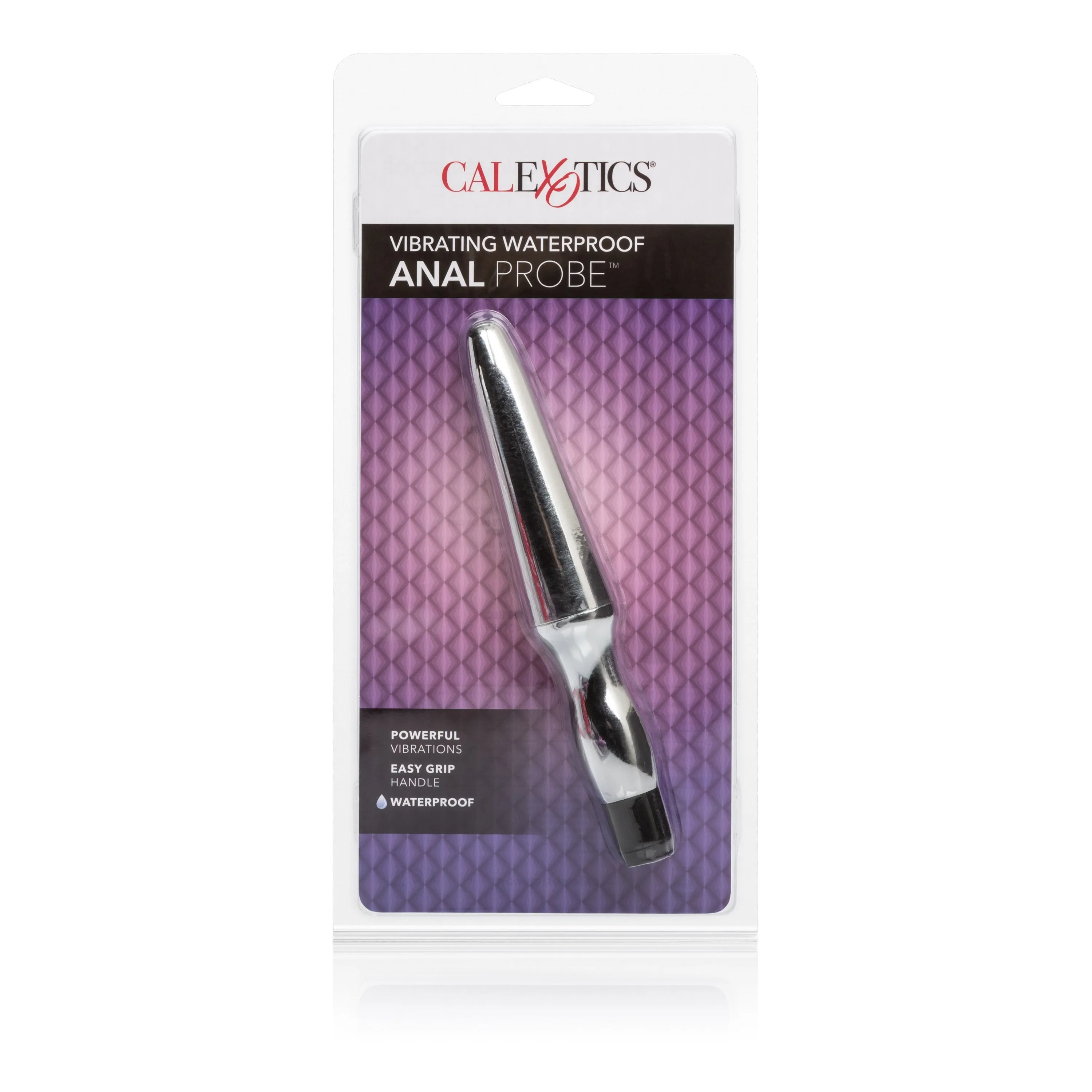 California Exotics - Vibrating Waterproof Anal Probe Prostate Massager (Silver)