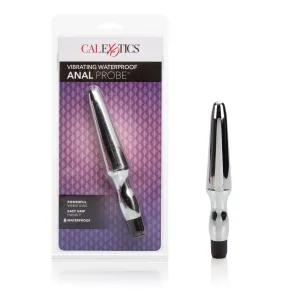California Exotics - Vibrating Waterproof Anal Probe Prostate Massager (Silver)
