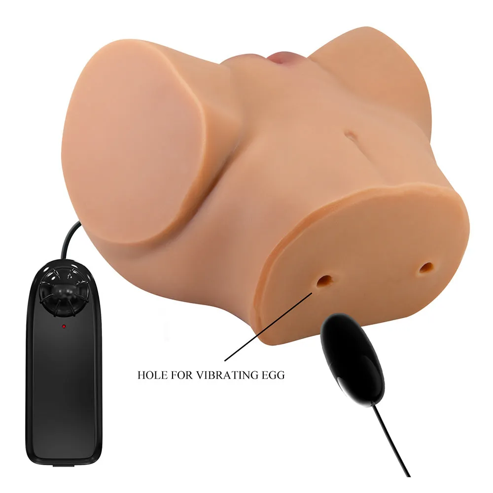 Crazy Bull Emilia Vibrating Vagina & Anus Mini Masturbator