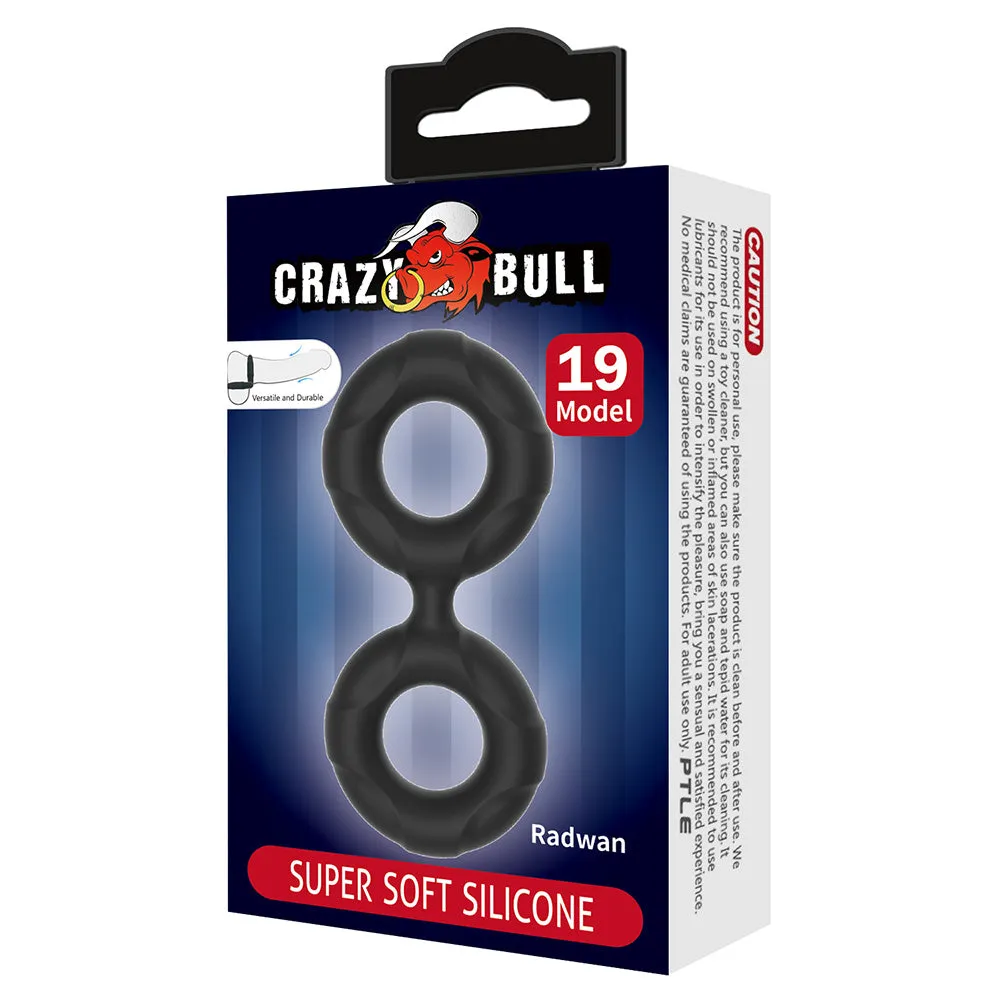 Crazy Bull Radwan Silicone Cock & Ball Ring (Model 19)
