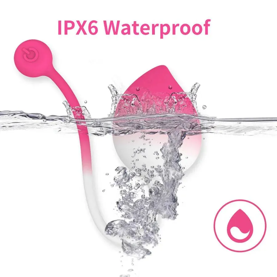 Cute Peach Smart APP Controlled Vibrating Egg