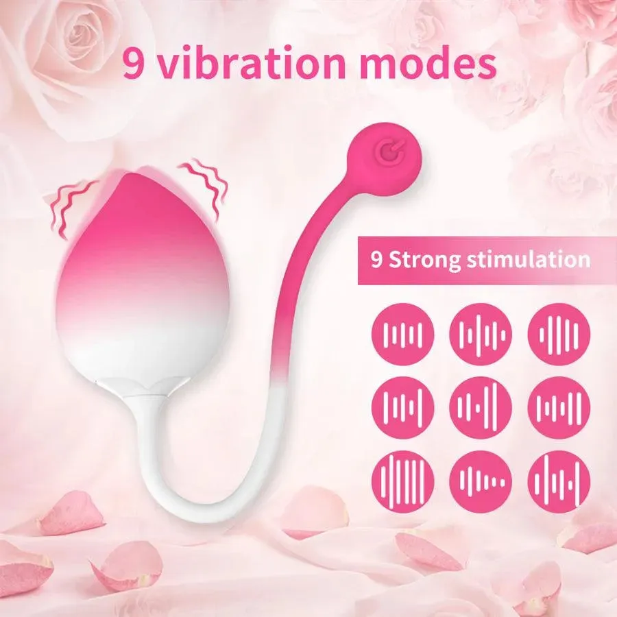 Cute Peach Smart APP Controlled Vibrating Egg