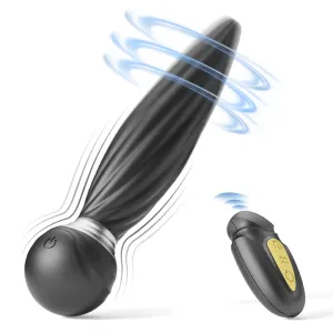 DAISY Remote Control Anal Vibrator 7 Vibrating 7 Head Rotating Butt Plug Sex Toys