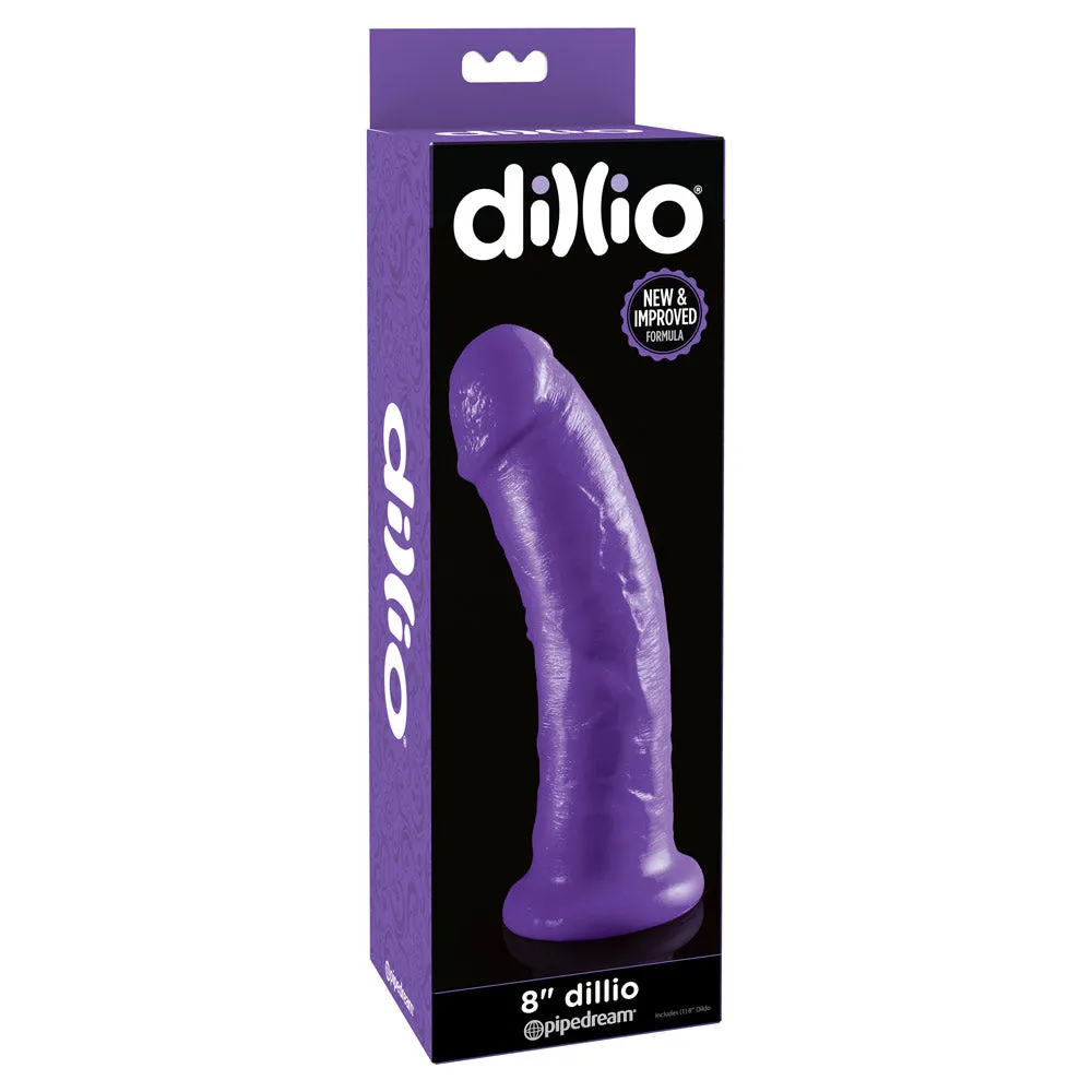 Dillio 8" Dildo With Suction Cup