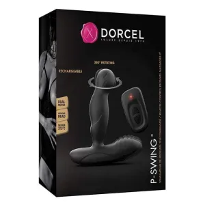 Dorcel - P Swing Rotating Rechargeable Prostate Massager with Remote (Black)