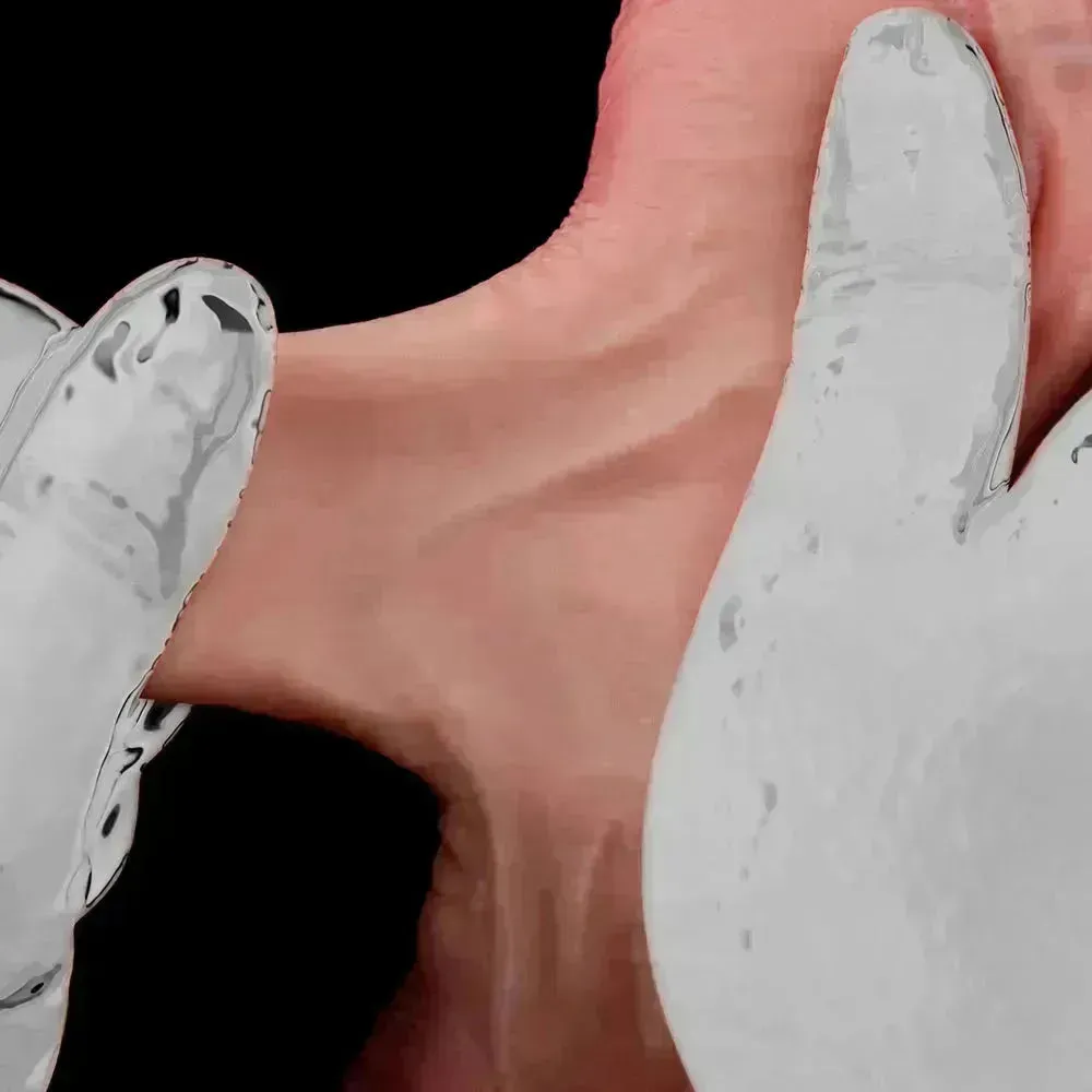 Dual Layer Silicone Life Like Dildo