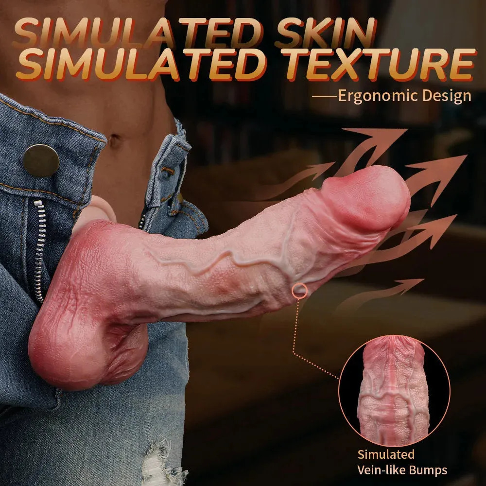Dual-layer Silicone Realistic Dildo