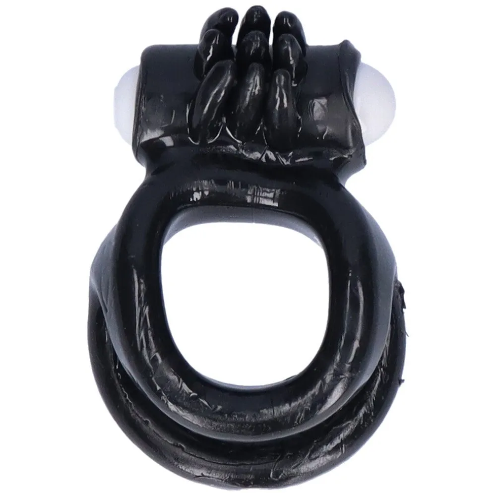 Dual Ring Erection Enhancers With Clit Teasing Nubs