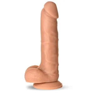 Easy Riders 7&quot; Silicone Dildo With Balls - Medium