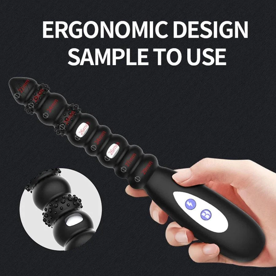 Electric Pulse Vibrating Anal Beads