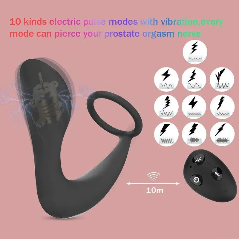 Electric Shock Anal Vibrator for Men