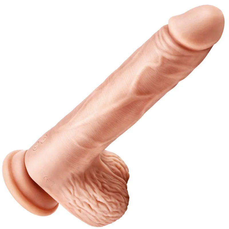 Erocome - Aquila Heating Rotating Vibrating Realistic Dildo 8.8" (Beige)
