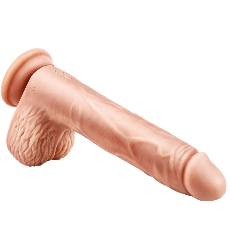 Erocome - Aquila Heating Rotating Vibrating Realistic Dildo 8.8" (Beige)