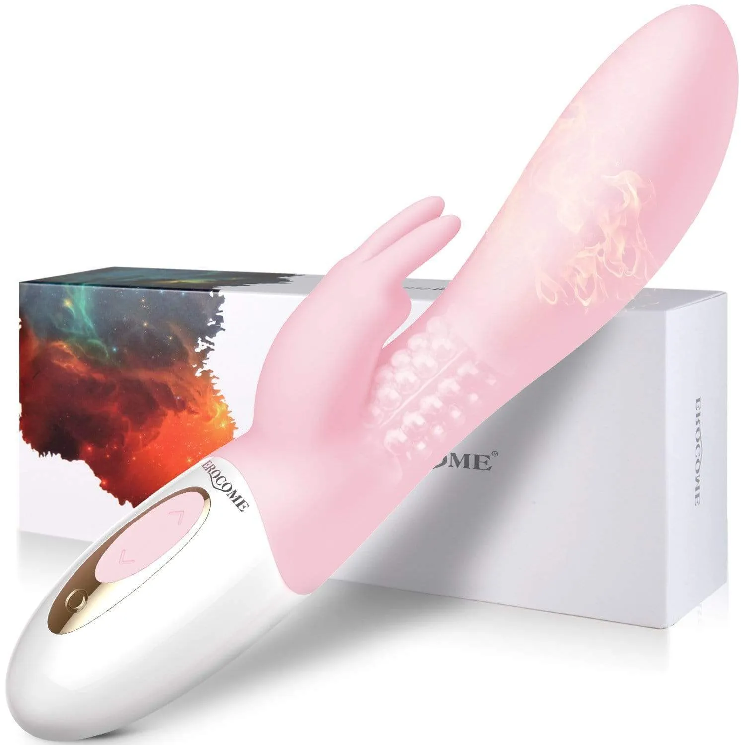 Erocome - Hydra Heat Rotating Rabbit Vibrator(Pink)