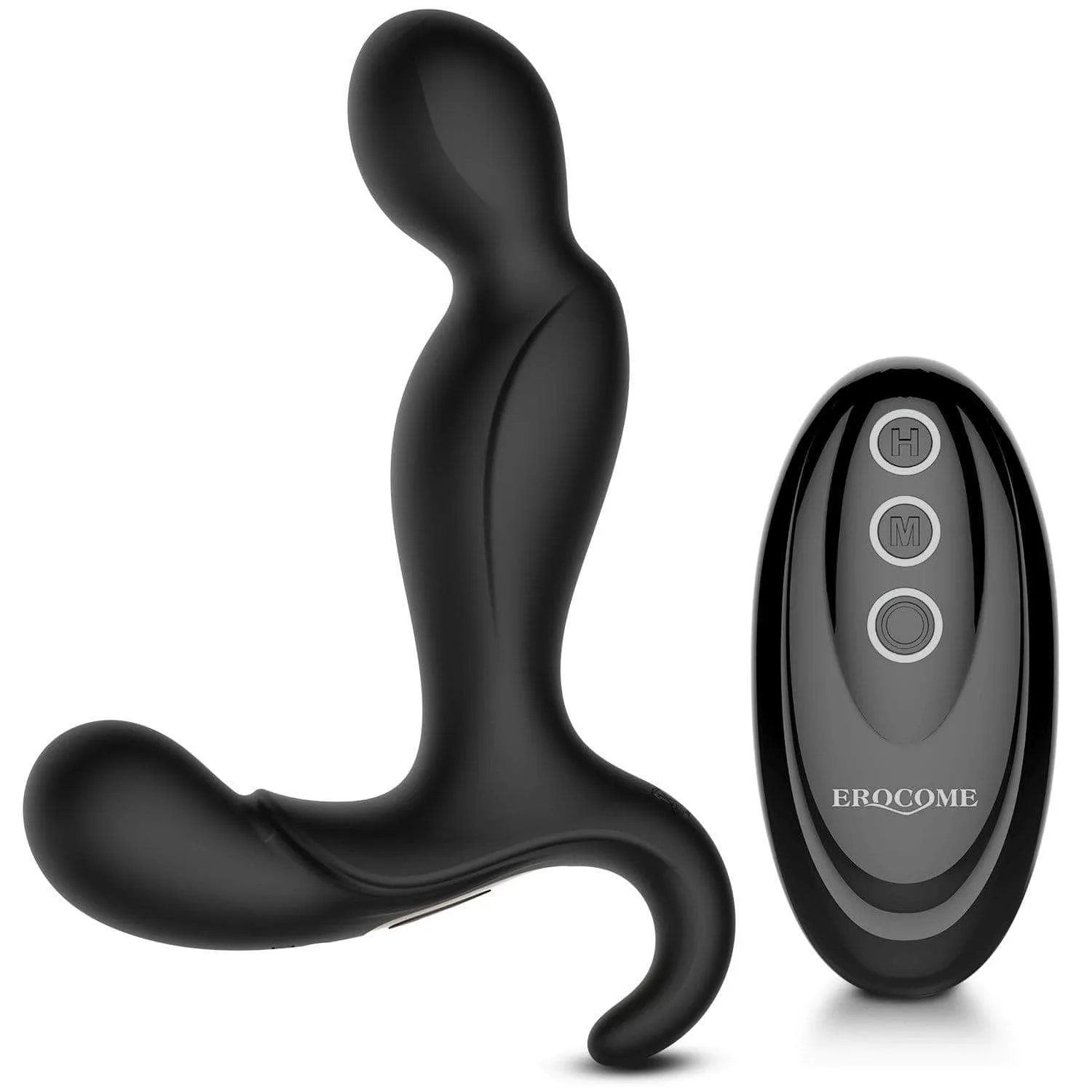 Erocome - Orion Remote Control Vibrating Prostate Massager (Black)