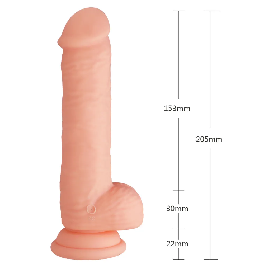 Escapade - The Expert 6" Vibrating Rotating Silicone Dildo