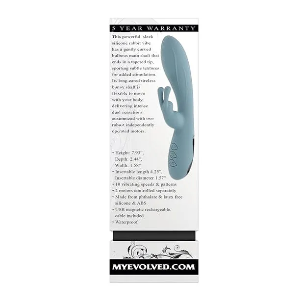 Evolved - Boss Bunny Rabbit Vibrator (Blue)