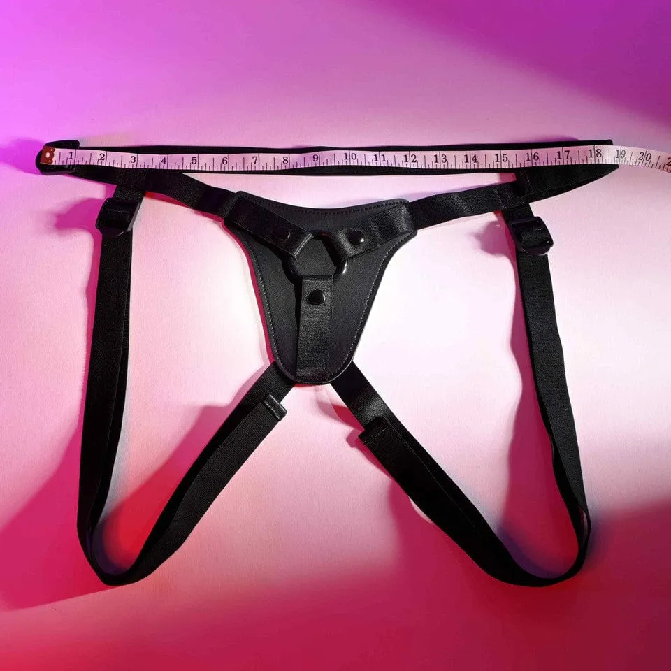 Evolved - Gender X Pleasure Harness Strap On (Black)