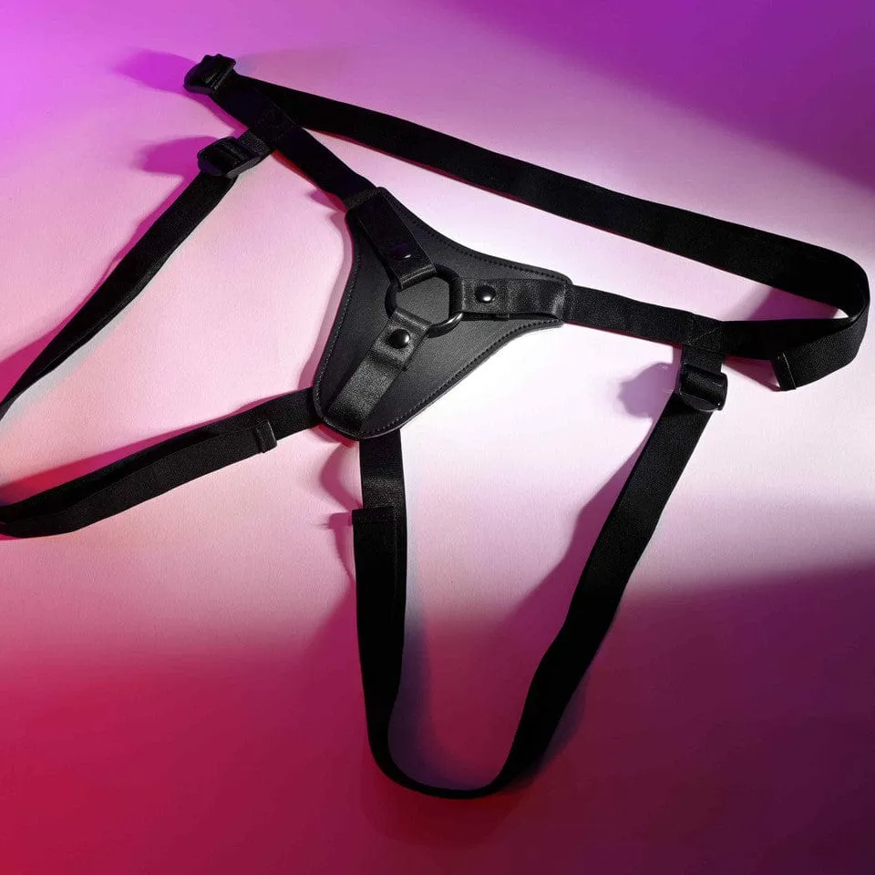 Evolved - Gender X Pleasure Harness Strap On (Black)