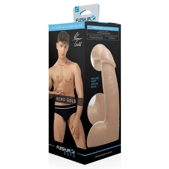 Fleshlight - Fleshjack Boys Reno Gold Dildo 7.5" (Beige)