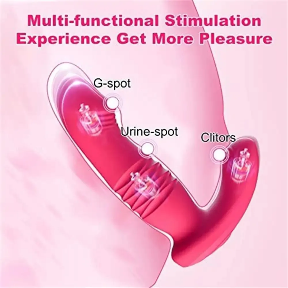 Flexer - APP Remote Control Clitoris Panty Vibrator with 9 Thrusting & Vibrating