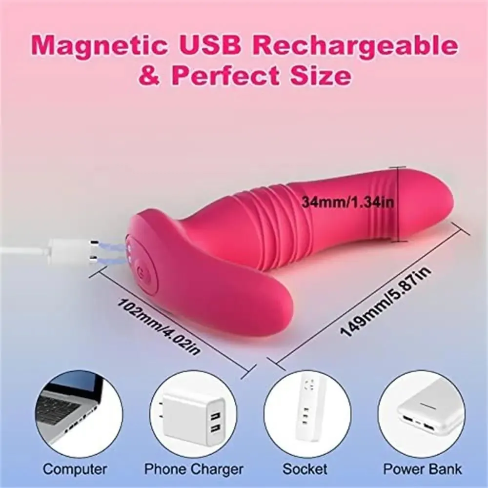 Flexer - APP Remote Control Clitoris Panty Vibrator with 9 Thrusting & Vibrating