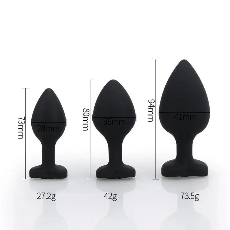 Heart Shape Silicone Butt Plug