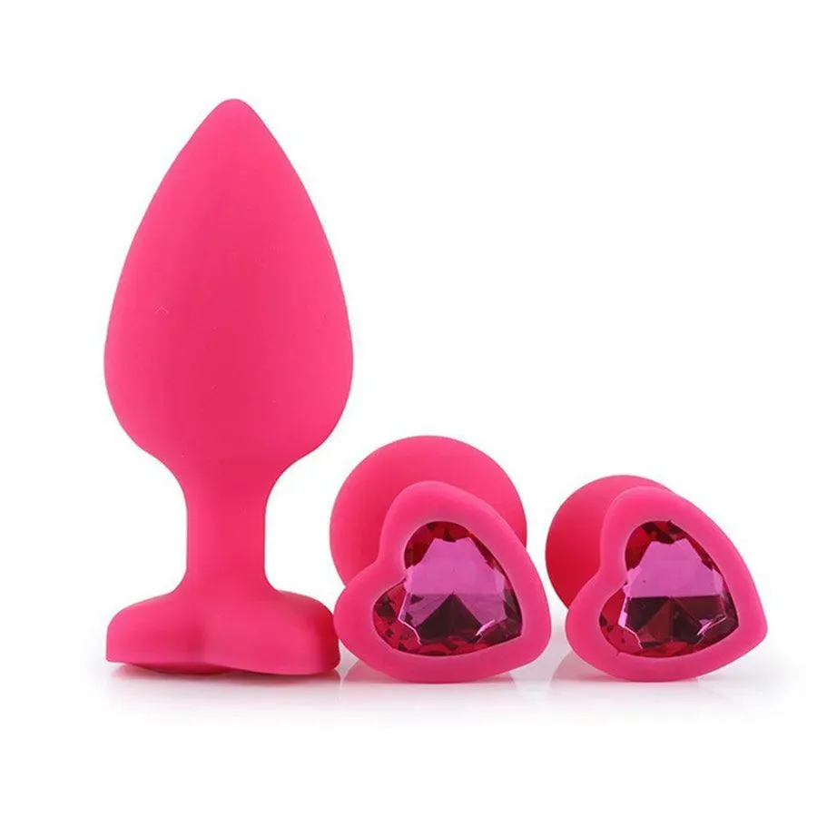 Heart Shape Silicone Butt Plug