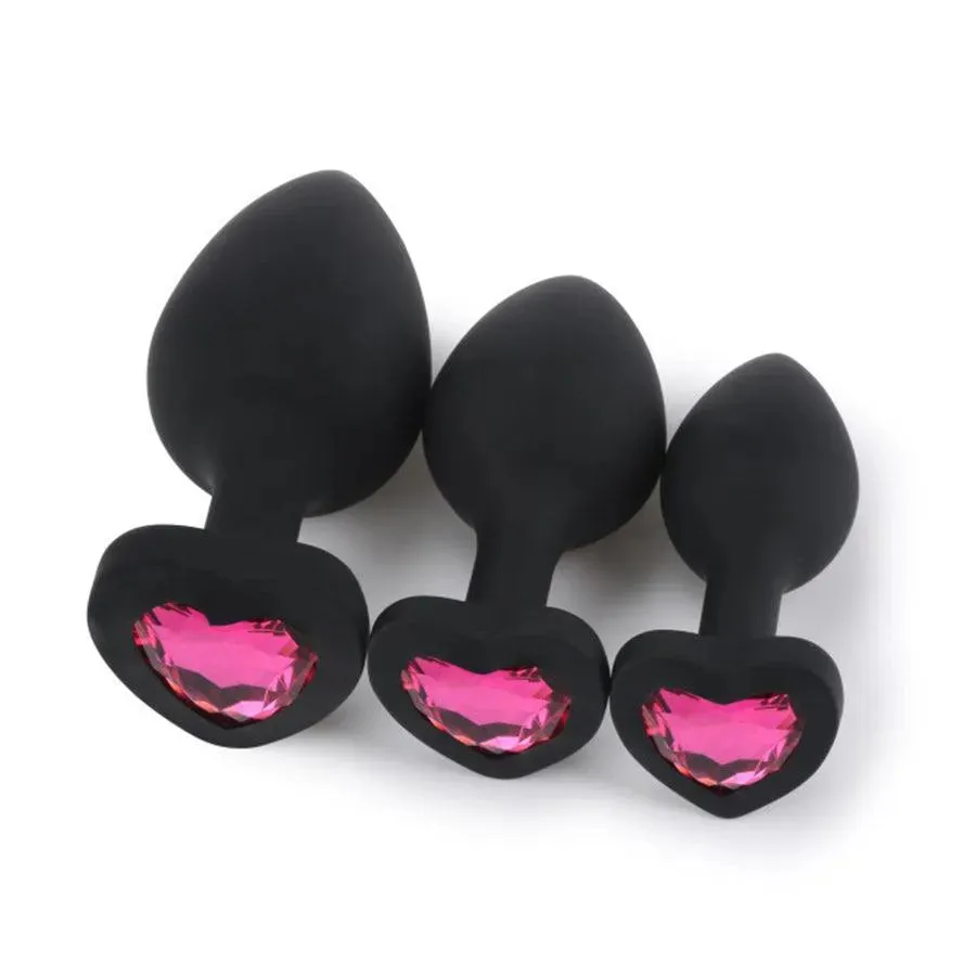 Heart Shape Silicone Butt Plug
