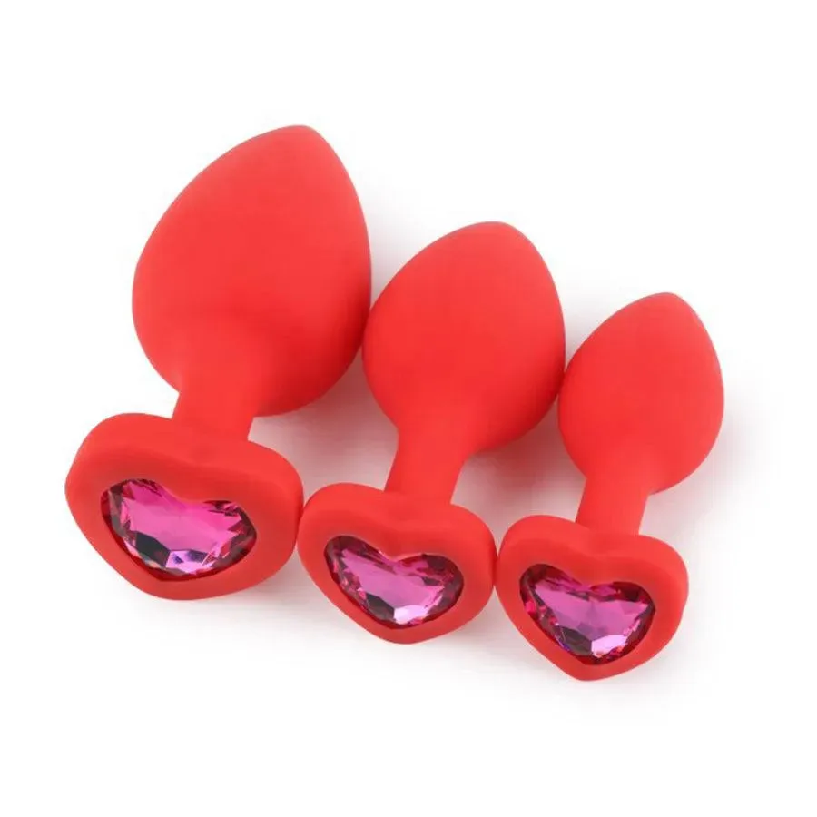Heart Shape Silicone Butt Plug