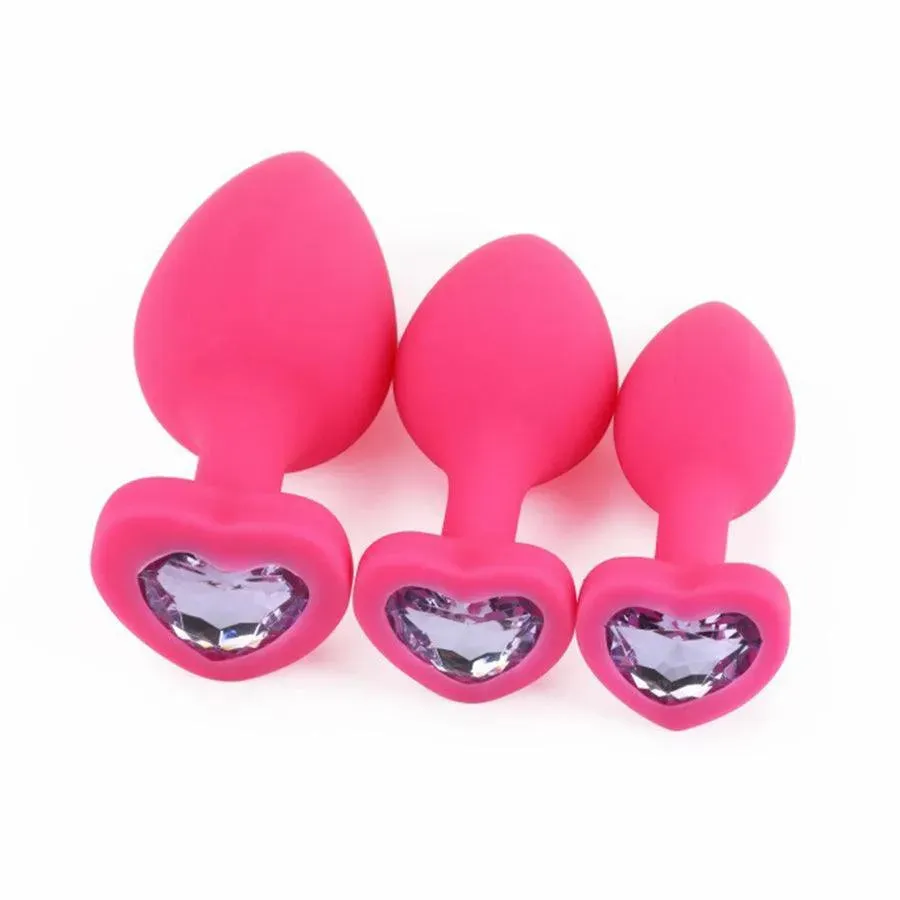 Heart Shape Silicone Butt Plug