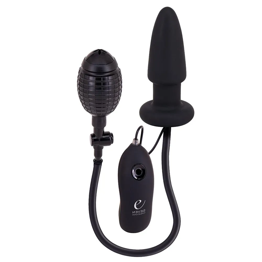 Inflate and Vibrate Butt Plug