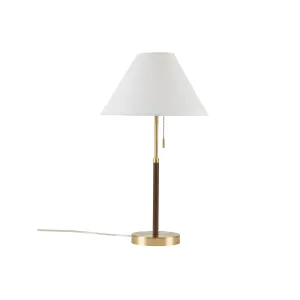 Ink   Ivy Ink Ivy Bromley Two Tone Pull-Chain Metal Table Lamp - GOLD BROWN ONE SIZE