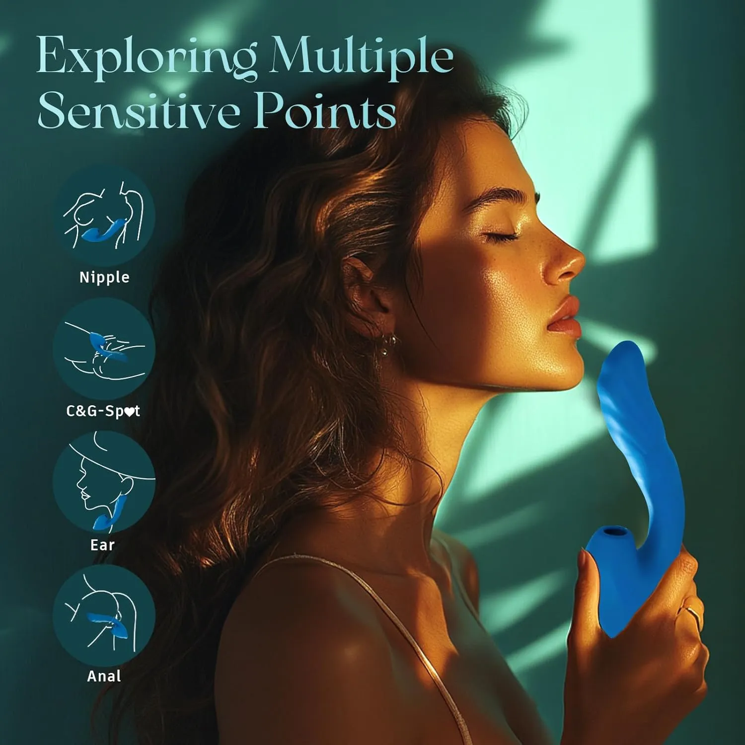 InsideOut Deep G Spot Clitoral Stimulator with 7 Thrusting   10 Vibration   10 Suction