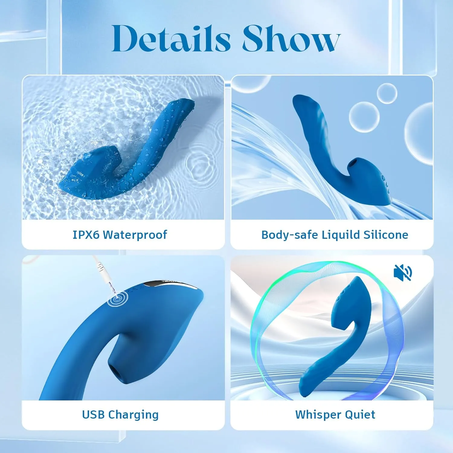 InsideOut Deep G Spot Clitoral Stimulator with 7 Thrusting   10 Vibration   10 Suction