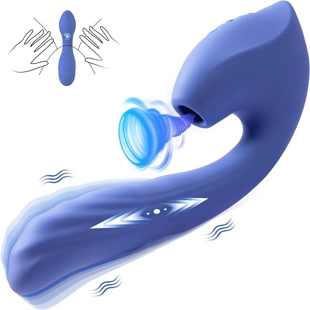 InsideOut Deep G Spot Clitoral Stimulator with 7 Thrusting   10 Vibration   10 Suction