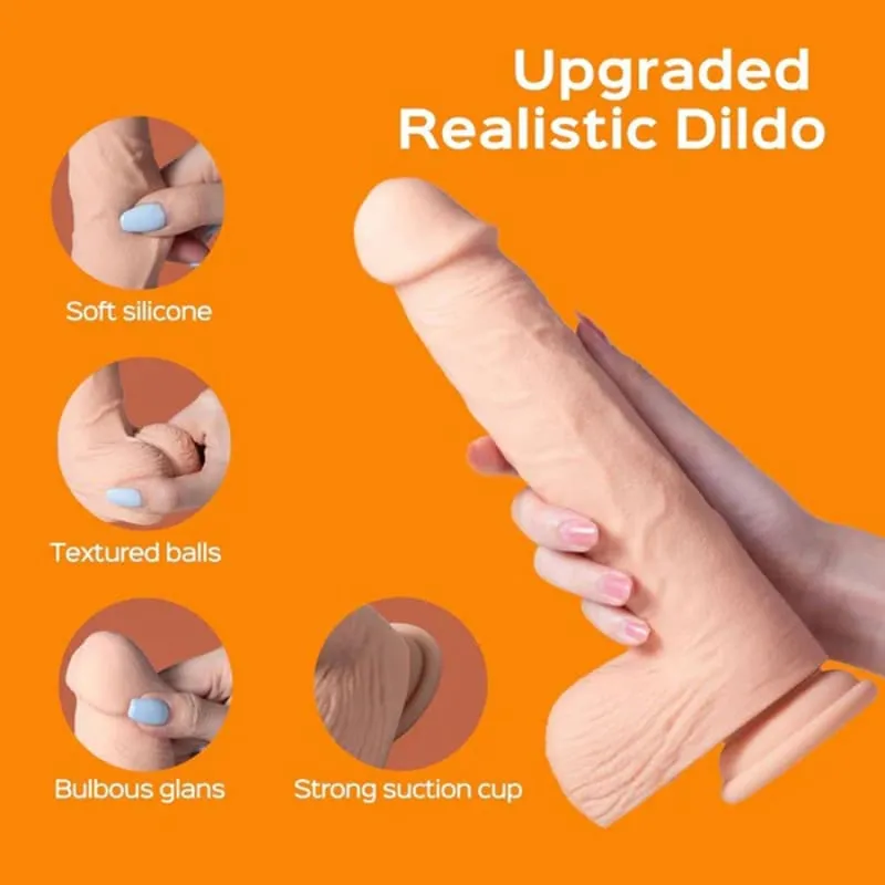 Kenzo-App Controlled 9.5"" Big Realistic -  Thrusting Dildo