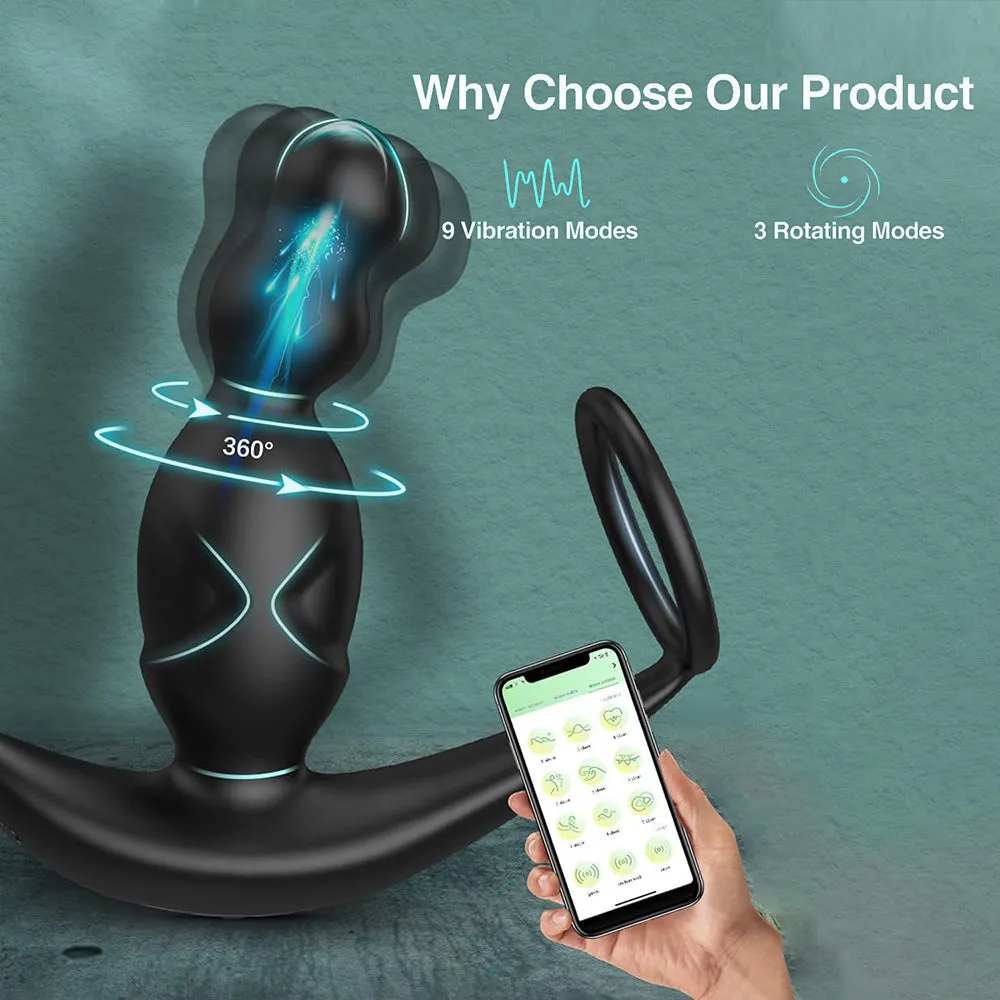 KERERO 5 in 1 360° Rotating Anal Adult Toys