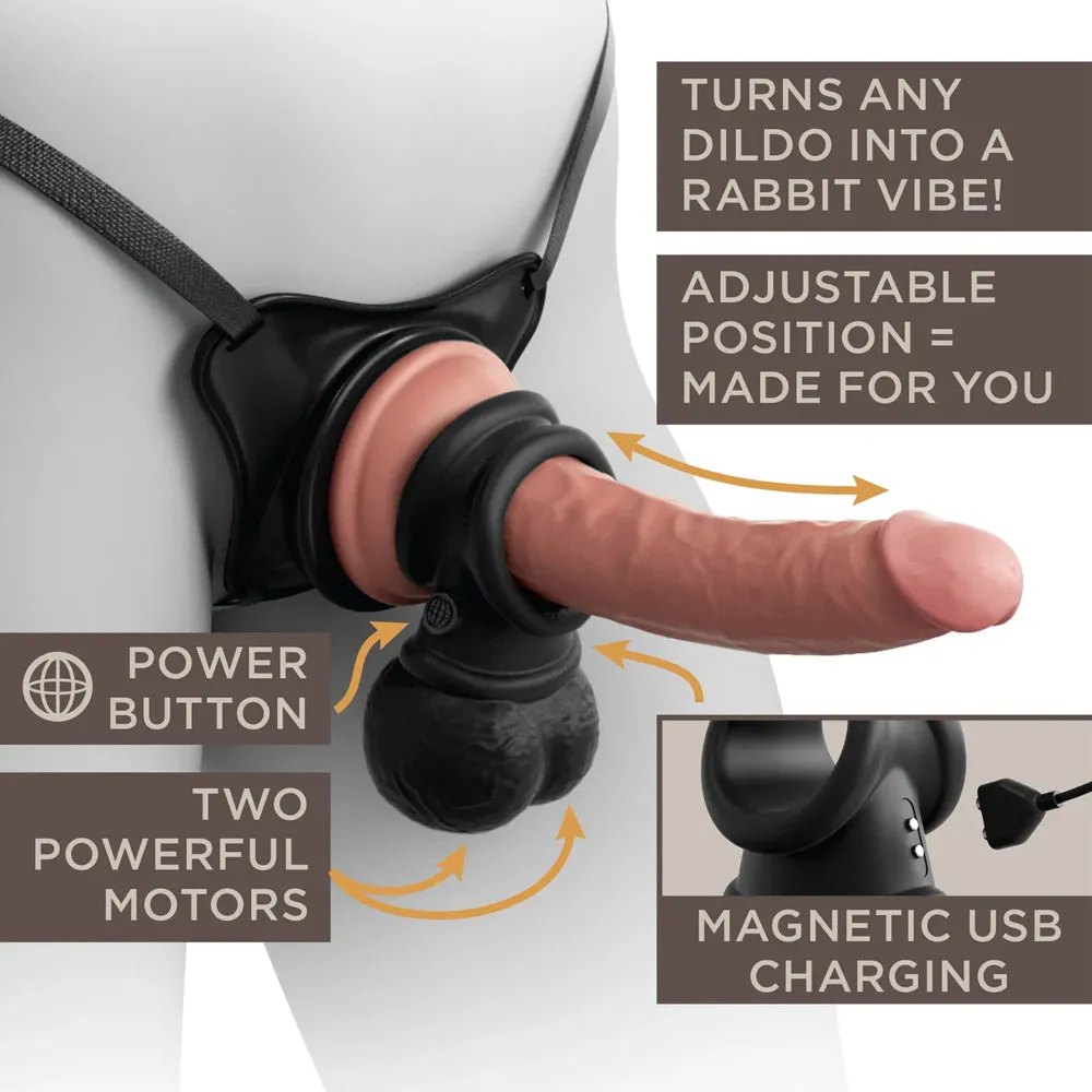 King Cock Elite The Crown Jewels Vibrating Swinging Balls