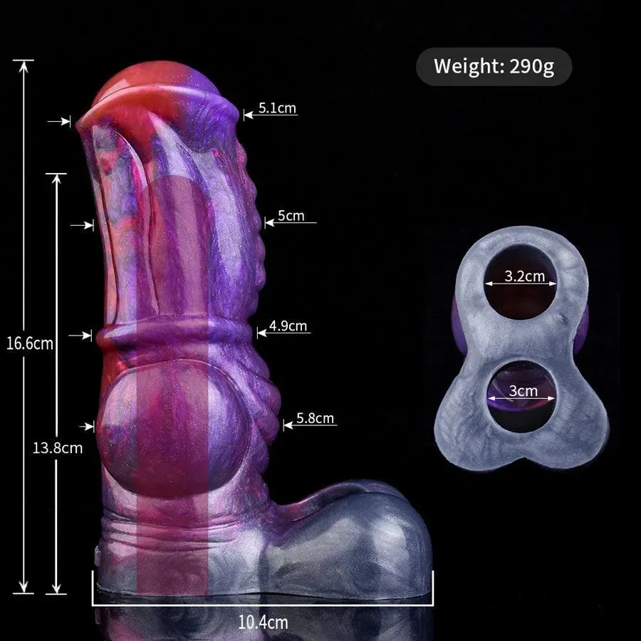 Knotted Silicone Male Penis Sleeve