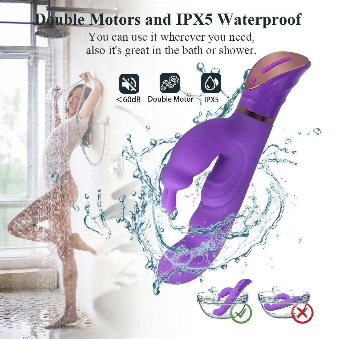 Large Size Rabbit Vibrator for Women
