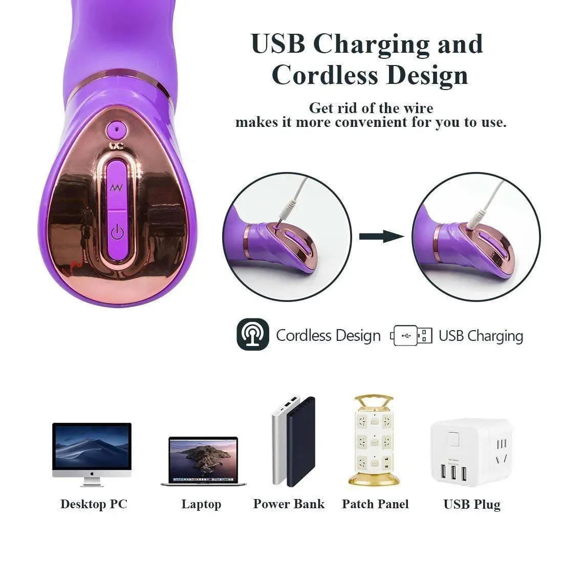 Large Size Rabbit Vibrator for Women