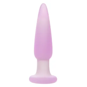 Lavender Haze Slender Probe Vibrating Liquid Silicone Butt Plug