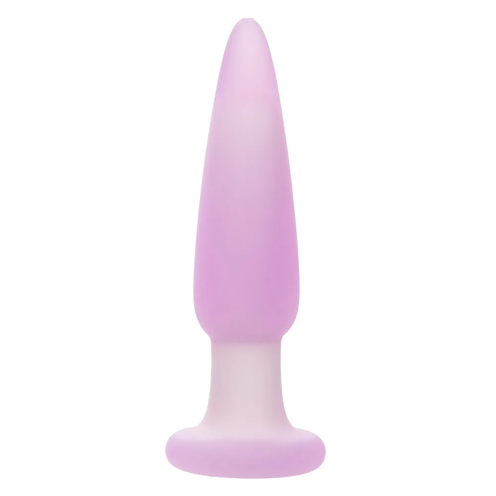 Lavender Haze Slender Probe Vibrating Liquid Silicone Butt Plug