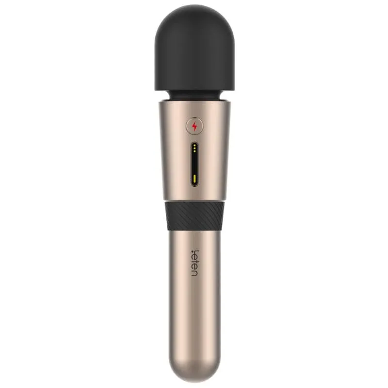 Leten - 3rd Generation Lightning Heating AV Wand Massager (Gold)