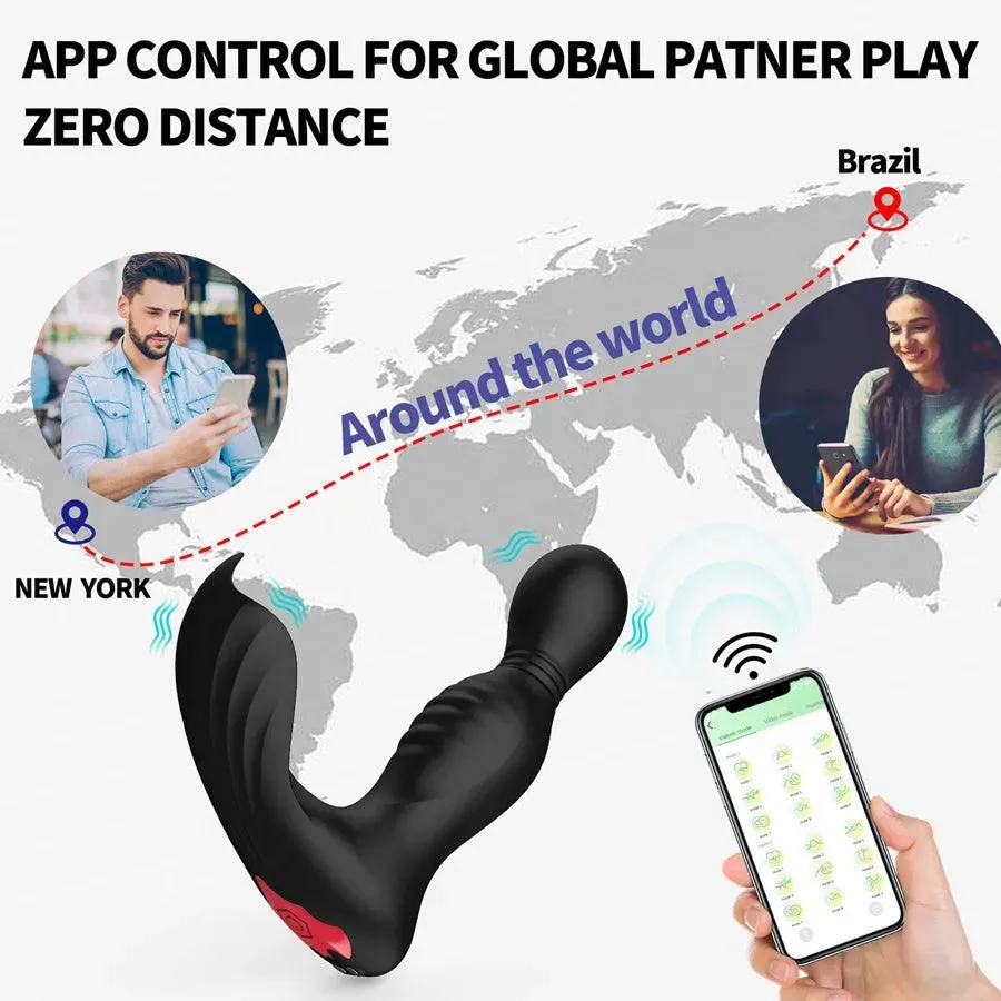 Long Distance Bluetooth Swing Prostate Massager