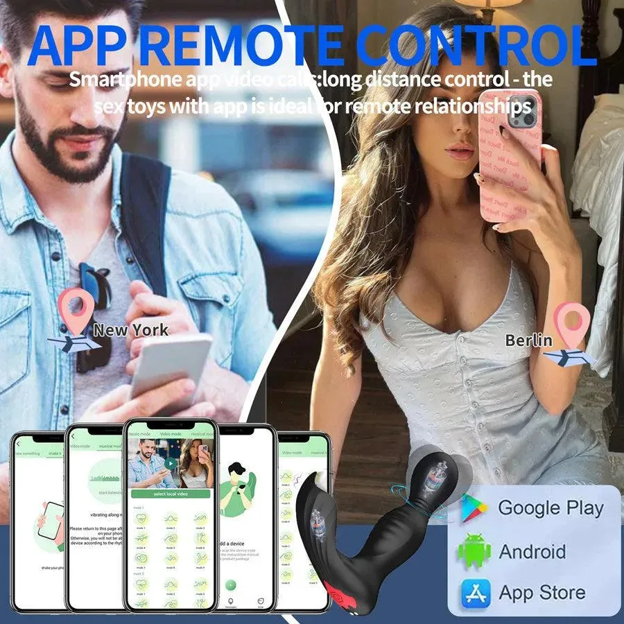 Long Distance Bluetooth Swing Prostate Massager